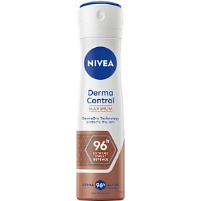 Nivea Derma Dry Control Spray Antitranspirant, 150 ml