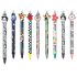 Colorino Weißer Waschbär-Stift, blaue Mine 0,5 mm