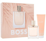 Hugo Boss Alive Eau de Parfum 50 ml + Körperlotion 75 ml, Geschenkset für Frauen