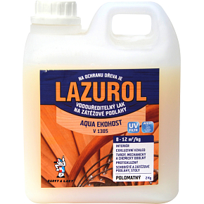Lazurol Aqua Ekohost polimat V1305 Fußbodenlack 2 kg Lazurol Aqua Ekohost polimat V1305 Fußbodenlack 2 kg