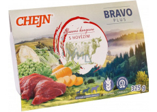 Chejn Bravo PLUS s hovězím a zeleninou pro malé a střední psy, 325 g