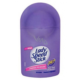Lady Speed Stick 24/7 Fresh Fusion Ball Antitranspirant Deodorant Roll-On für Frauen 50 ml