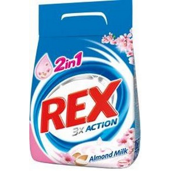 Rex 3x Action Mandelmilch Waschpulver 20 Dosen von 2 kg