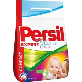 Persil Expert Sensitive Color Waschpulver für farbige Wäsche 20 Dosen von 1,6 kg