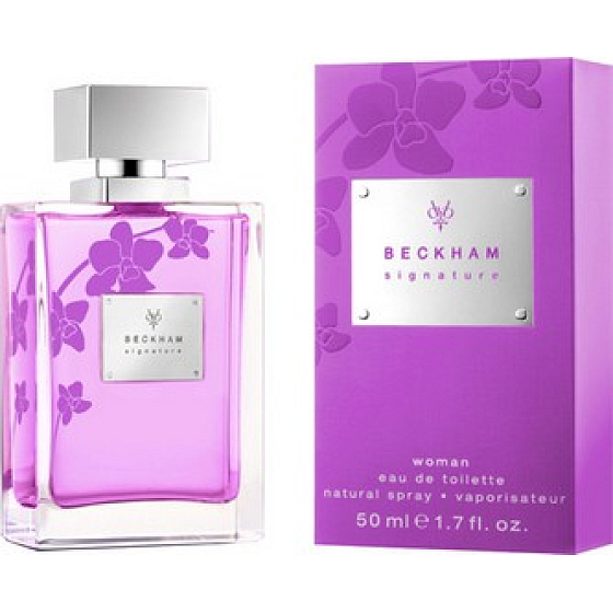 David Beckham Unterschrift für ihr Eau de Toilette 50 ml