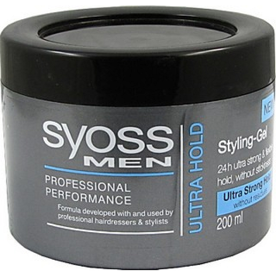 Syoss Men Ultra Hold Styling-Gel 200 ml