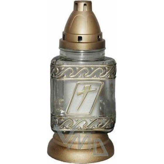 Glaslampe zugeben Würfelkreuz 150 g LA207