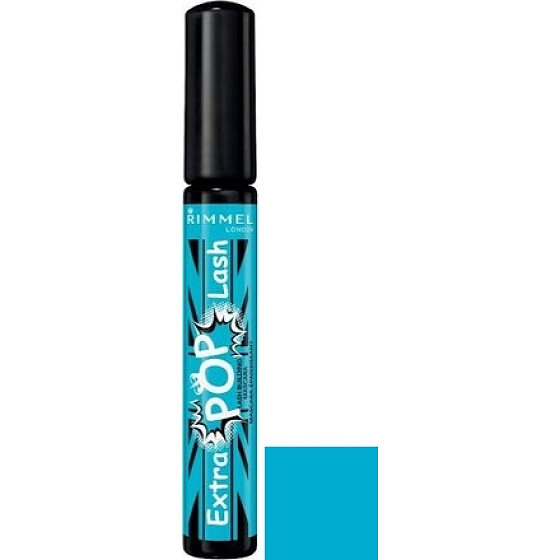 Rimmel London Extra Pop Wimperntusche 004 Pop Türkis 8 ml