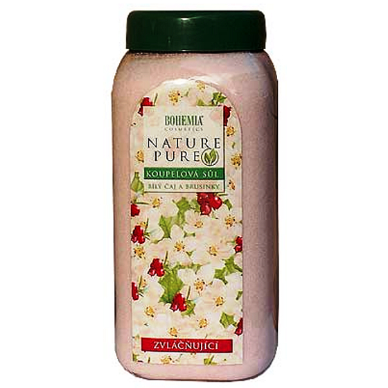 Böhmen Geschenke Weißer Tee und Preiselbeeren erweichendes Badesalz 900 g