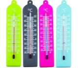 Schneider Thermometer Plastik Farbe Innenraum 17,8 x 3,3 cm verschiedene Farben 1 Stück