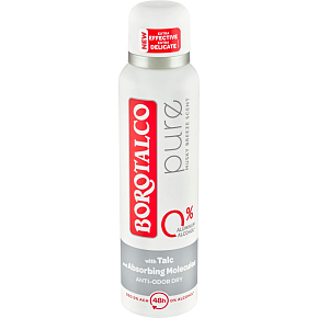 Borotalco Pure natürlicher Deodorant ohne Aluminium, 150 ml