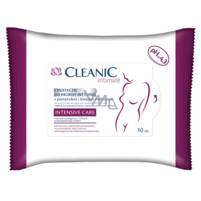 Cleanic Intimate Intensive Care Tücher für die Intimhygiene 10 Stück