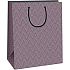 Ditipo Geschenk Papiertüte 26,4 x 13,6 x 32,7 cm lila geometrisches Muster