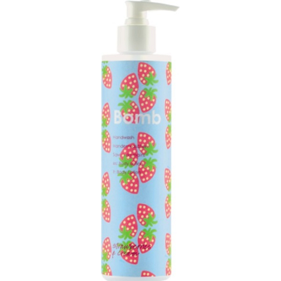 Bomb Cosmetics Erdbeer-Flüssigseife mit Spender 300 ml