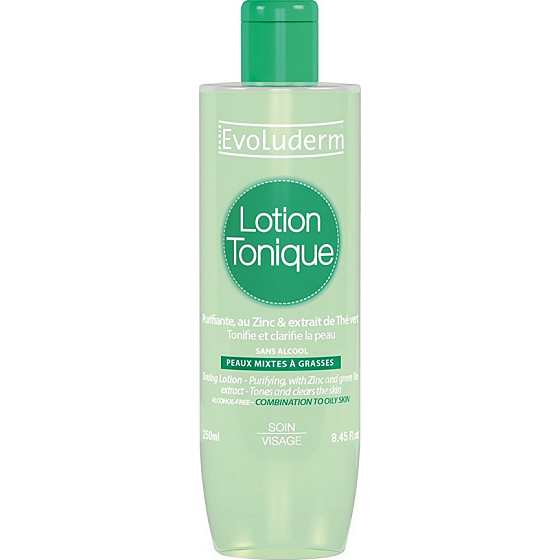 Evoluderm Toning Lotion 250 ml Gesichtswasser für fettige und Mischhaut