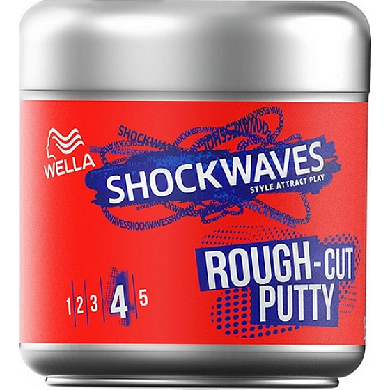 Wella Shockwaves Grob geschnittene Kitthaarpaste 150 ml