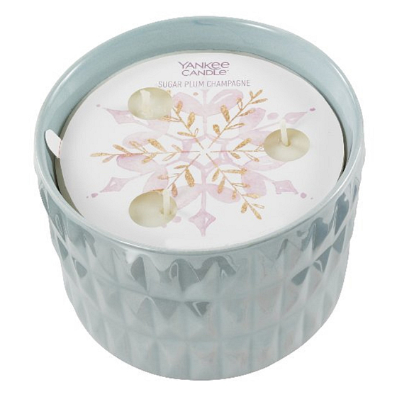 Yankee Candle Sugar Plum Champagner - Champagner mit süßen Früchten Spezialkollektion Winter Wish 3 Docht Duftkerze 773 g