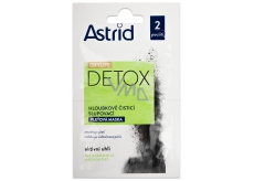 Astrid Citylife Detox Tiefenreinigende Peeling-Gesichtsmaske für normale bis fettige Haut 2 x 8 ml