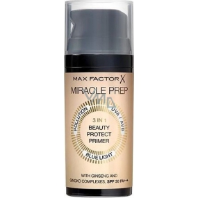 Max Factor Miracle Prep 3in1 Beauty Protect Primer unter Make-up Basis 3in1 30 ml