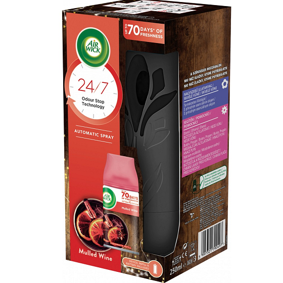Air Wick FreshMatic Ätherische Öle Glühwein - Automatisches Weinspray 250 ml