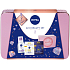 Nivea Q10 Beauty Q10 Power straffende Anti-Falten-Tagescreme für Frauen 50 ml + Q10 Power straffende Nachtcreme 50 ml + Mizellenwasser 100 ml + Blechdose, Kosmetikset