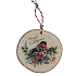 Böhmen Geschenke Handgemachte Weihnachtsverzierung Holzvogel 6 cm