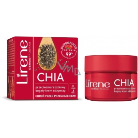 Lirene Dermo Superfood Chia Programm mit Chia Extrakt reichhaltige pflegende Tag- und Nachtcreme 50 ml