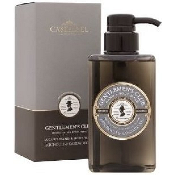Castelbel Patchouli und Sandelholz 2 in 1 Waschgel für Hände und Körper für Männer Spender 450 ml