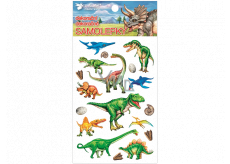 Plastikaufkleber Dinosaurier 10,5 x 19 cm