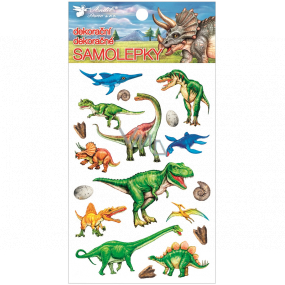 Plastikaufkleber Dinosaurier 10,5 x 19 cm