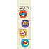 Albi Magnetic Mini Lesezeichen Comics Durchmesser 3 cm 4 Stück
