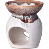 Emocio Aromalampa Keramik weißbraun 82 x 96 mm
