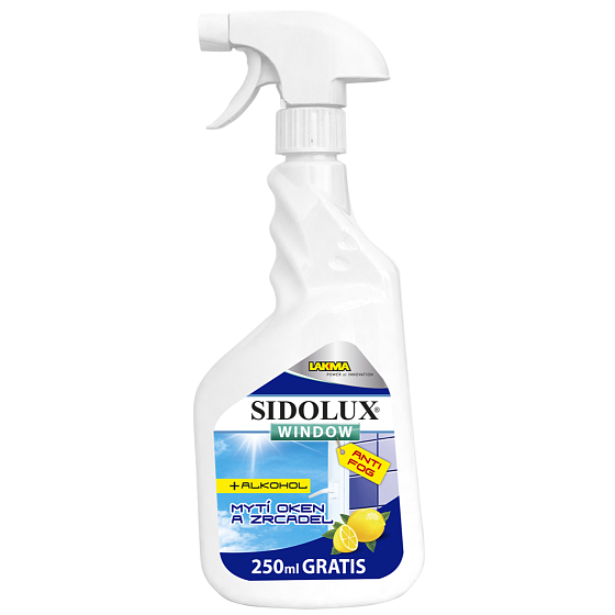 Sidolux Window Anti Fog Anti-Fog für Fenster, Glas und Spiegel Spray 750 ml
