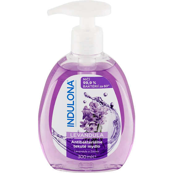 Indulona Lavendel antibakterielle Flüssigseife Spender 300 ml