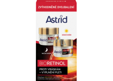 Astrid Bioretinol Anti-Falten-Tagescreme 50 ml + Anti-Falten-Nachtcreme 50 ml, Duopack