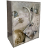 Nekupto Geschenkpapier Tasche 14 x 11 x 6,5 cm Weihnachtsgeschenk Silber