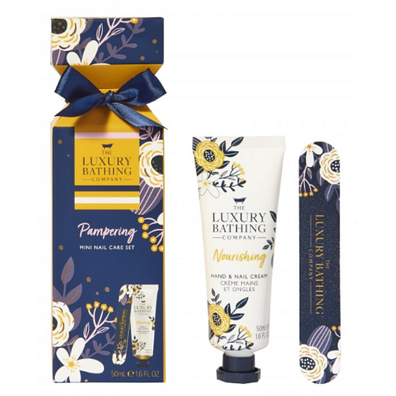 Grace Cole Poppy & Pomelo Hand- und Nagelcreme 50 ml + Nagelfeile, Kosmetikset für Frauen