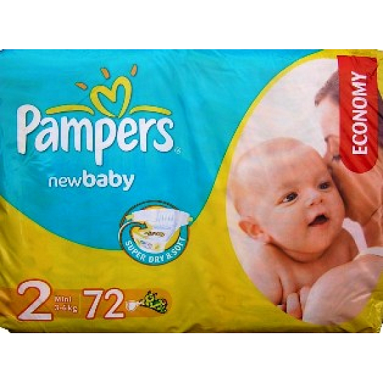 Pampers New Baby Mini 3 - 6 kg Windelhöschen 72 Stück