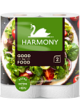 Harmony Good For Food 2-lagige Küchenhandtücher, 2 Rollen