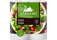Harmony Good For Food 2-lagige Küchenhandtücher, 2 Rollen
