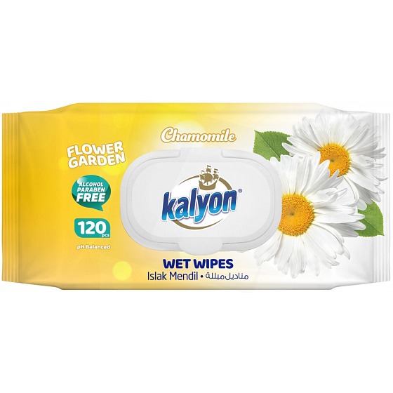 Kalyon Kamille Feuchttücher 120 Stück