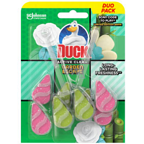 Duck WC Aufhänger Active Clean Tropical Sunshine, 2x 38,6 g Duck WC Aufhänger Active Clean Tropical Sunshine, 2x 38,6 g