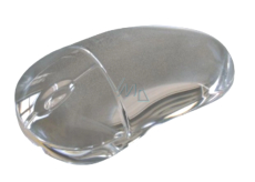 Kristallglas PC-Maus, klar - Briefbeschwerer,