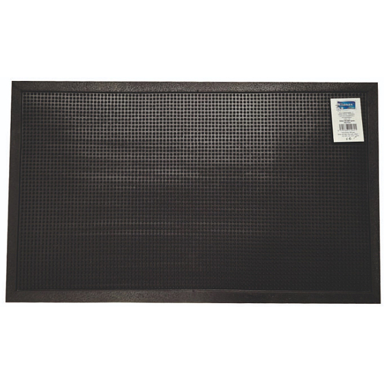 Clanax Pin Mat Fußmatte Gummi schwarz 45 x 75 cm