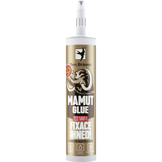 Den Braven Mamut Glue High Tack universelles Montagekleber, schwarz, 290 ml