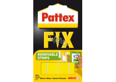 Pattex Fix oboustranné lepící proužky, 20×40 mm, nosnost až 2 kg, 10 ks