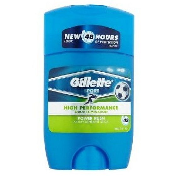 Gillette 3x System Power Rush Antitranspirant Deodorant Stick für Männer 48 ml