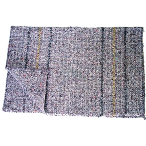 Clanax Gewebter grauer Lappen für den Boden 70 x 50 cm 1 Stück