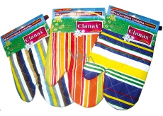 Clanax Küchenhandschuh mit Magnet, verschiedenen Motiven und Farben 17 x 25 cm 1 Stück
