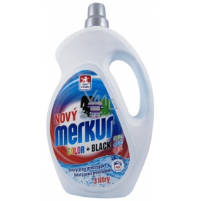 Merkur Color + Black Gel für schwarze und farbige Wäsche 40 Dosen 3L